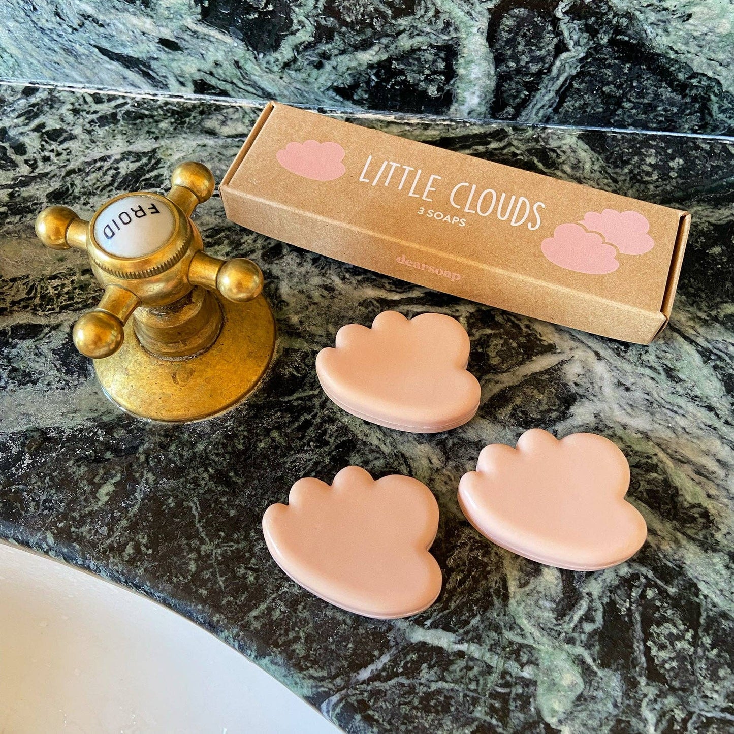 Rose Little Clouds Soap Set