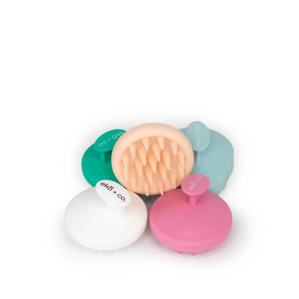 Silicone Scalp Massager | Pale peach