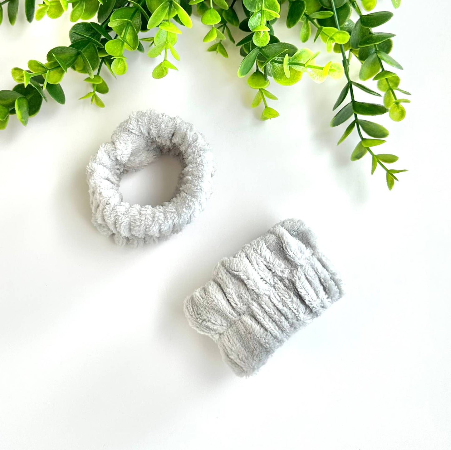 Spa Wrist Wash Bands Set | Gray