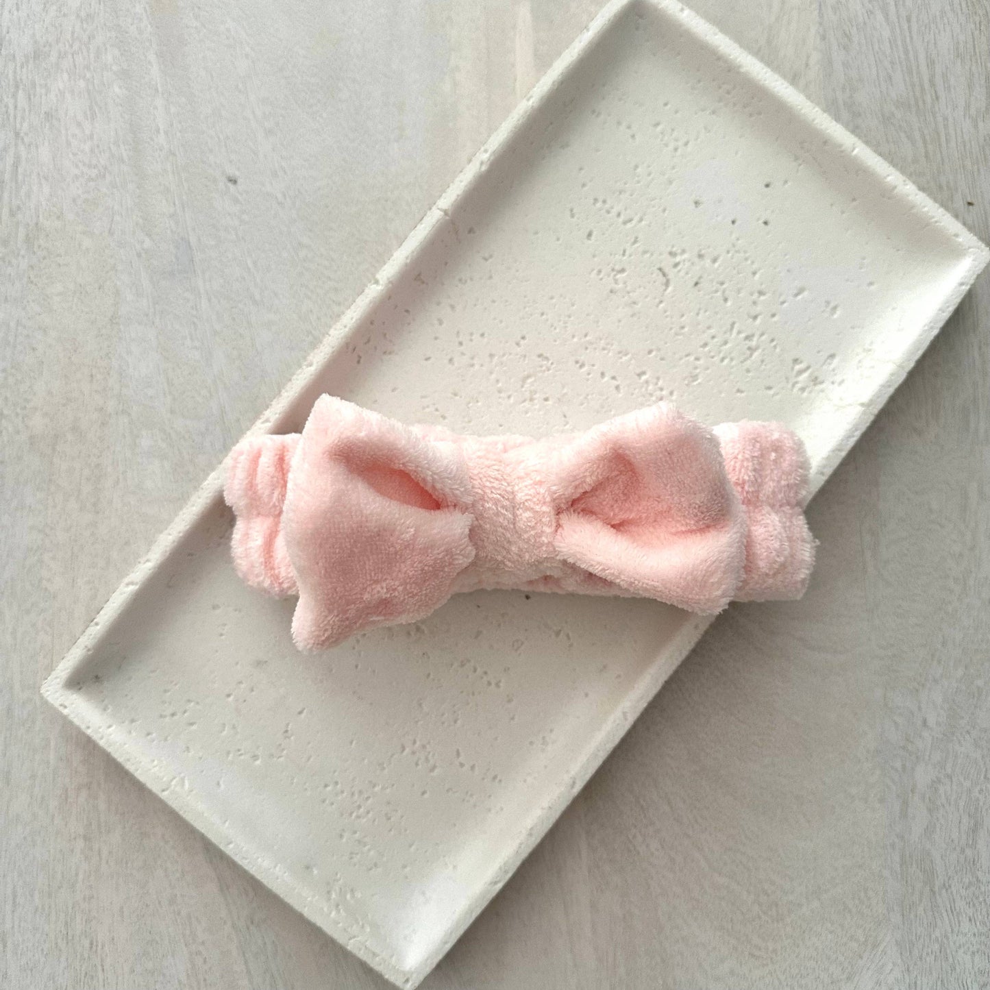 Beauty Spa Bow Headband | Light Pink