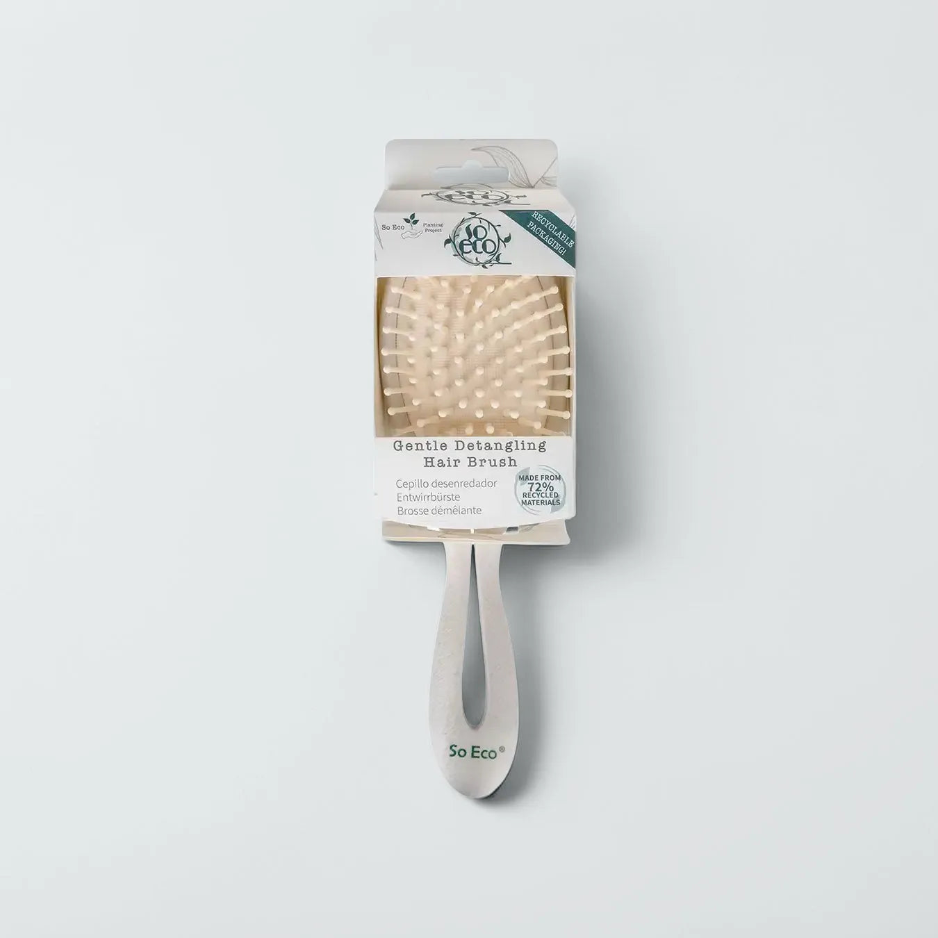 Detangling Hair Brush | Wooden Bristles