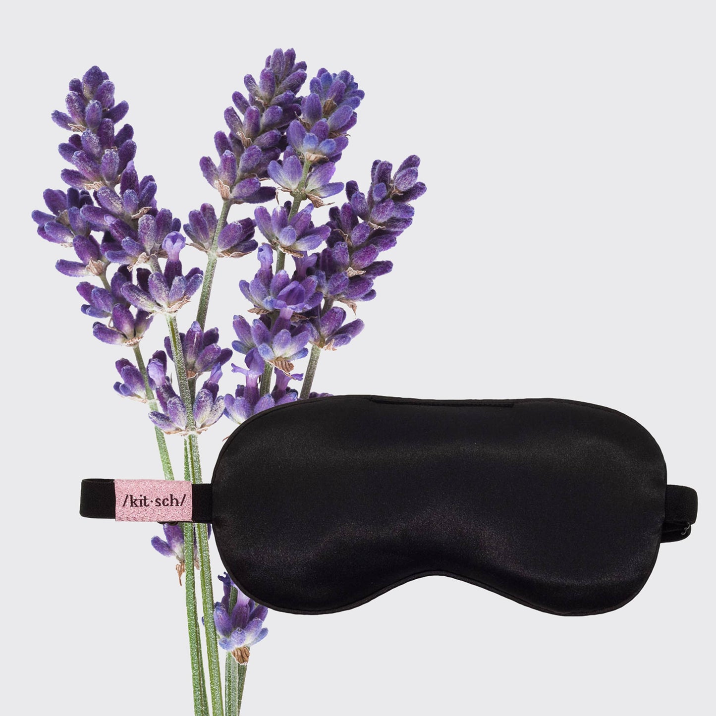 Lavender Weighted Satin Eye Mask | For Restful Sleep