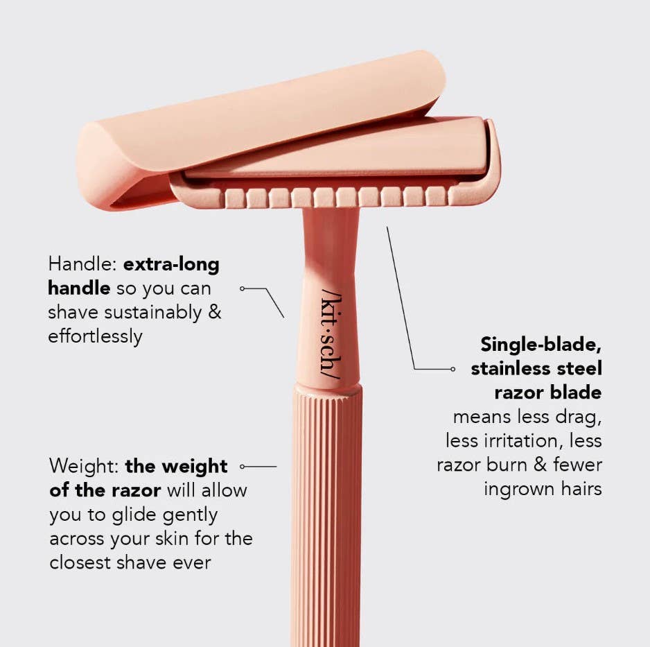 Perfect Glide Safety Razor | Terracotta