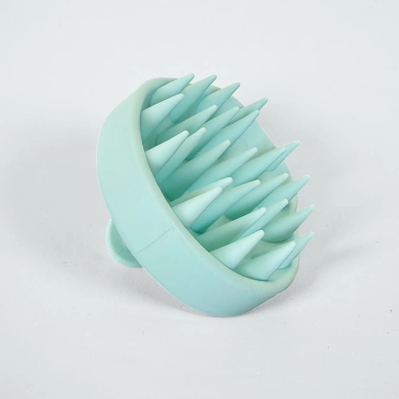 Light Blue Silicone Scalp Massager