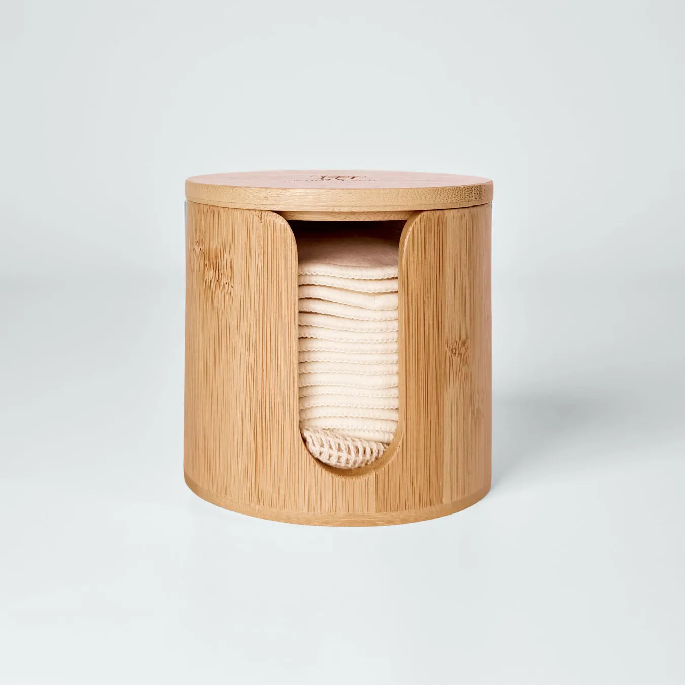 Bamboo Storage Box + Hemp Cotton Rounds | Zero Waste Beauty