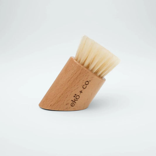 Wooden Facial Dry Brush | Boar Bristles