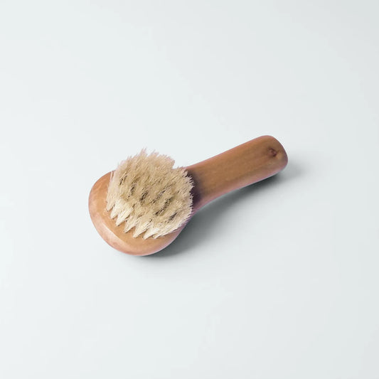 Wooden Facial Cleansing Brush | Boar Bristles