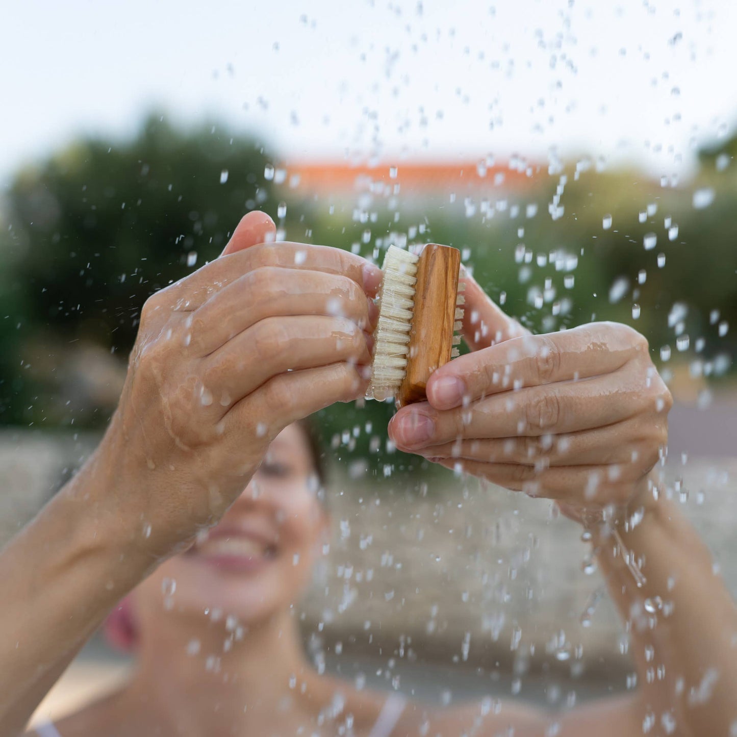 Nail Brush | Olive Wood