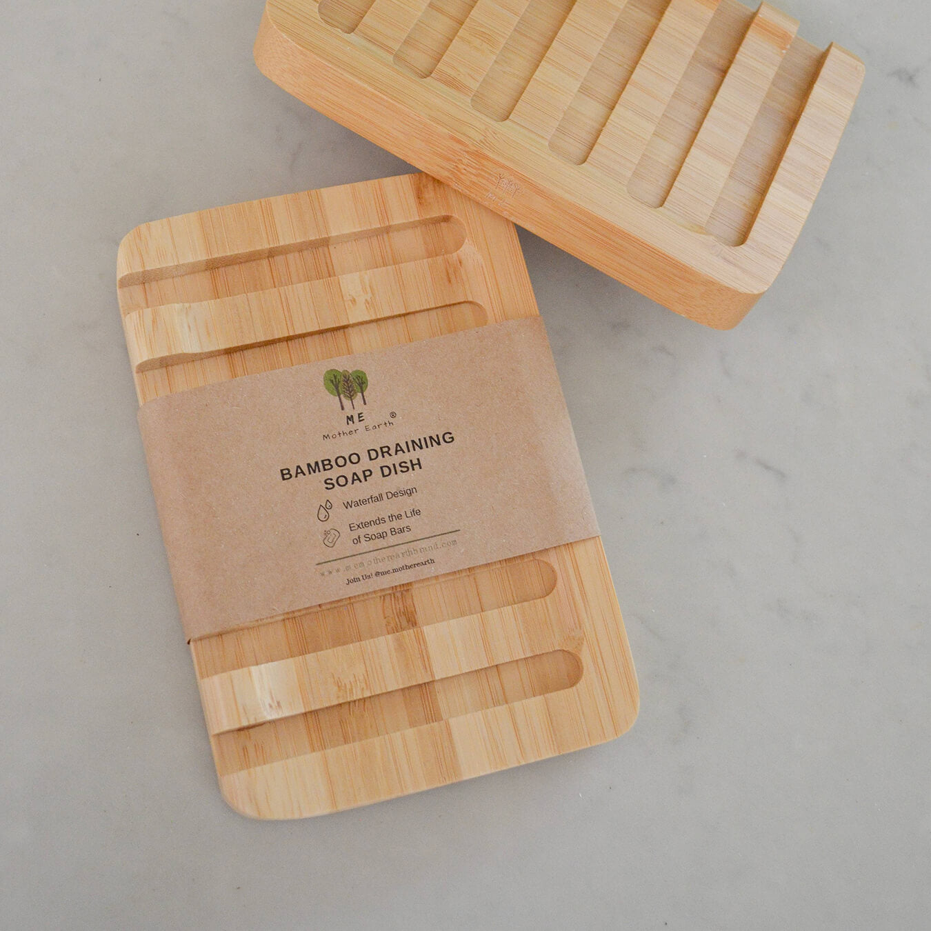 Bamboo Draining Soap Dish | Sustainable & Minimal