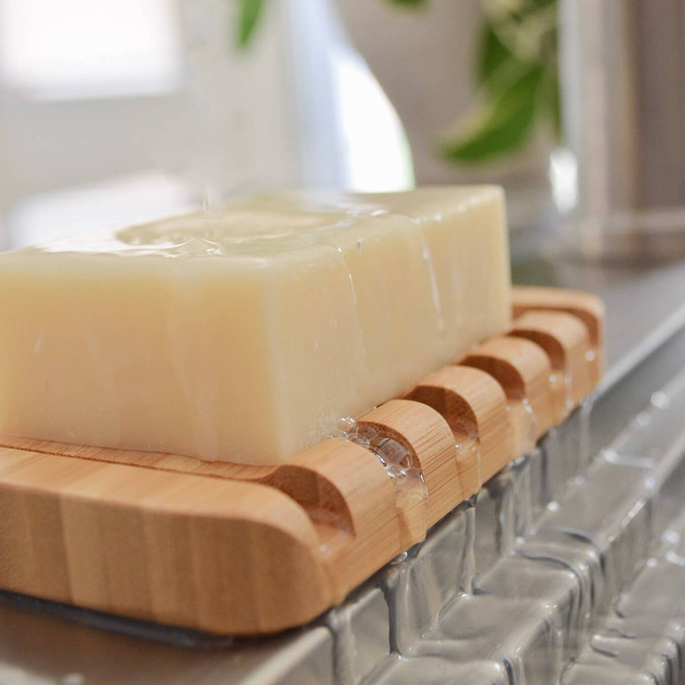 Bamboo Draining Soap Dish | Sustainable & Minimal