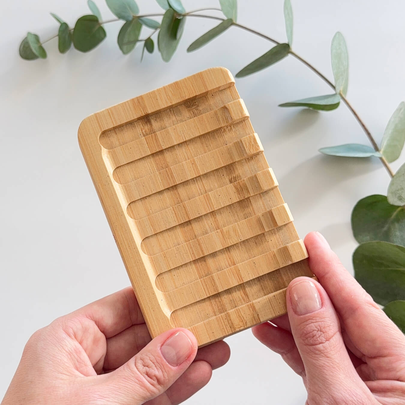 Bamboo Draining Soap Dish | Sustainable & Minimal