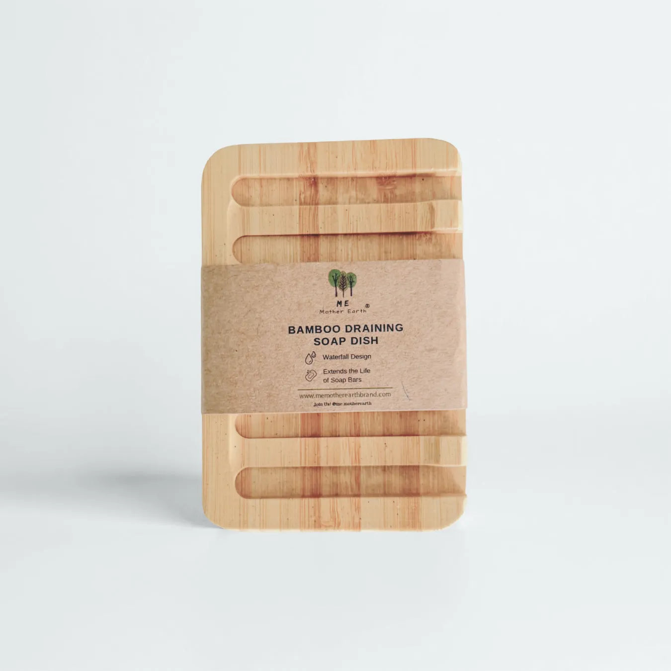 Bamboo Draining Soap Dish | Sustainable & Minimal