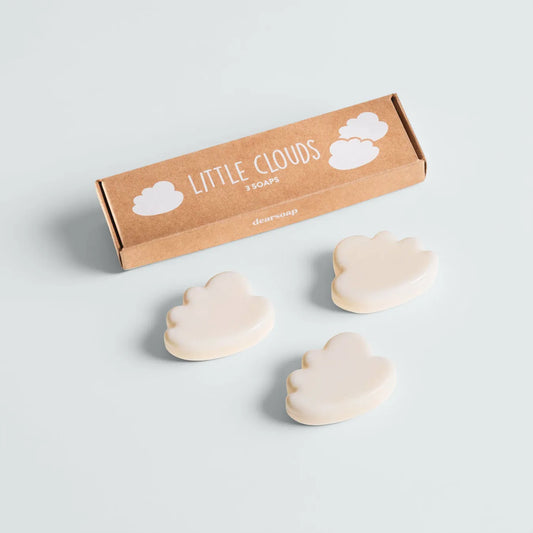 White Little Clouds Soap Set